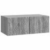 vidaXL Meuble TV mural 59,5 x 31 cm Sonoma gris Bois d'ing&eacute;nierie
