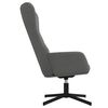 vidaXL Chaise de relaxation Gris foncé Velours