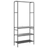 vidaXL Porte-v&ecirc;tements Sonoma gris 77 x 30 x 171 cm Bois d'ing&eacute;nierie
