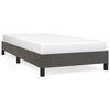 vidaXL Cadre de lit sans matelas gris fonc&eacute; 90x190 cm velours