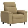vidaXL Canap&eacute; Marron Clair 95 x 90 x 95 cm Tissu