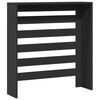 vidaXL Cache-radiateur noir 78x20x82 cm bois d'ingénierie