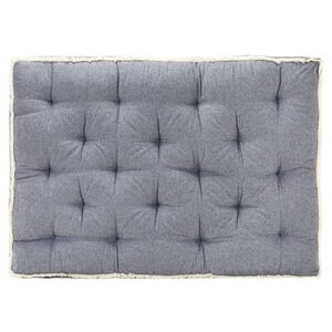 vidaXL Coussin de canap&eacute; palette Bleu 120x80x10 cm