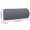vidaXL Appui-t&ecirc;te de chaise longue Gris 40x7,5x15 cm Textil&egrave;ne