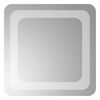 vidaXL Miroir de salle de bain LED Transparent 30 x 30 cm verre tremp&eacute;