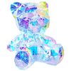 vidaXL Ours LED prismatique iridescent Multicolore 32 x 28 x 38 cm