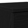 vidaXL Buffet 2 pcs Chêne noir 30 x 30 x 70 cm Bois d'ingénierie
