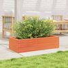 vidaXL Jardinière cire marron 90x40x23 cm bois de pin massif