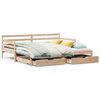 vidaXL Lit de jour avec gigogne et tiroirs sans matelas 90x200 cm