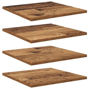 vidaXL &Eacute;tag&egrave;re &agrave; livres 3 niveaux 4 pc 40 x 40 x 1,5 cm Marron