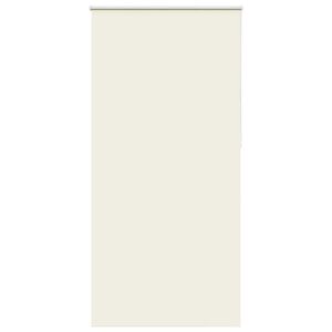 vidaXL Store enrouleur occultant blanc cass&eacute; 110x210 cm largeur tissu