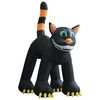 vidaXL Chat noir gonflable de Halloween avec LED XXL 6 m