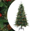 vidaXL Sapin de Noël Artificiel à Branches Articulées Vert 150 cm