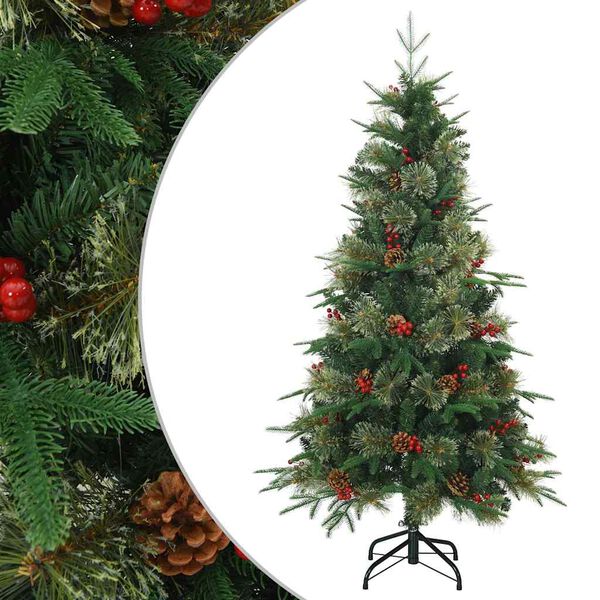vidaXL Sapin de Noël Artificiel à Branches Articulées Vert 150 cm