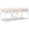 vidaXL Lit pour enfants sans matelas blanc 90x190cm bois de pin massif