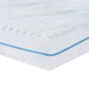 vidaXL Matelas Moyennement ferme 100 x 200 cm Blanc