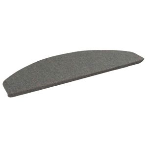 vidaXL Tapis d'escalier auto-adh&eacute;sifs 15 pc 80 x 28 x 3,5 cm Gris