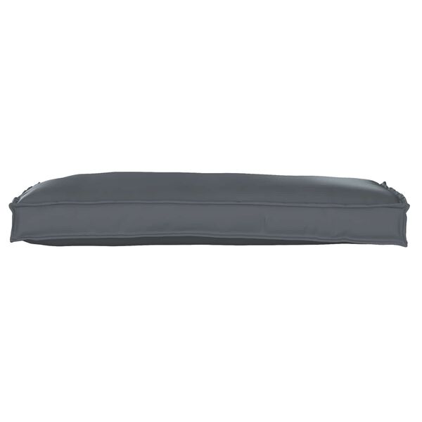 vidaXL Set de coussins de palette 2 pcs Anthracite 100 x 40 x 8 cm