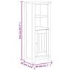 vidaXL Armoire de salle de bain BERG blanc 40x34x110 cm pin massif