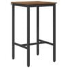 vidaXL Table de bar 52 x 52 x 110 cm Bois d'ing&eacute;nierie Bois ancien