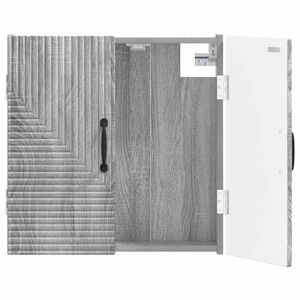 vidaXL Cabinet pour cible HAARLEM Sonoma gris 52,5 x 10,5 x 53,5 cm