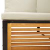 vidaXL Salon de jardin avec coussins 6 pcs bois d'acacia solide
