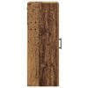 vidaXL Meuble mural Bois Ancien 34,5 x 34 x 90 cm Bois d'ing&eacute;nierie