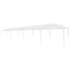 vidaXL Tente de r&eacute;ception 3x12 m PE Blanc