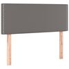 vidaXL T&ecirc;te de lit Gris 80x5x78/88 cm Similicuir