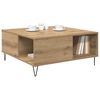 vidaXL Table basse Ch&ecirc;ne artisanal 80 x 80 x 36,5 cm Bois d'ing&eacute;nierie