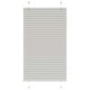 vidaXL Store pliss&eacute; gris clair 70x150 cm largeur du tissu 69,4 cm