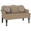 vidaXL Banc Chesterfield Cappuccino 120,5 x 65 x 75 cm Simili cuir