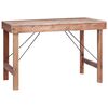 vidaXL Table de salle &agrave; manger 120x60x80cm Bois de r&eacute;cup&eacute;ration solide