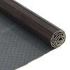 vidaXL Tapis rectangulaire marron fonc&eacute; 70x300 cm bambou