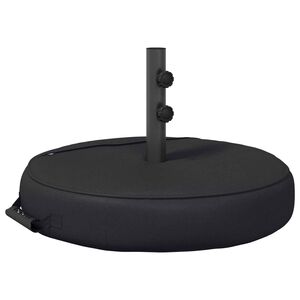 vidaXL Base de parasol de patio 53 x 53 x 40 cm Acier Noir