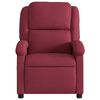 vidaXL Fauteuil inclinable électrique Rouge bordeaux Tissu