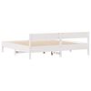 vidaXL Cadre de lit sans matelas blanc 180x200 cm bois massif de pin