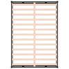 vidaXL Cadre de lit sans matelas noir 160x200 cm bois massif