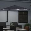vidaXL Parasol de jardin Anthracite 248 x 248 x 148 cm