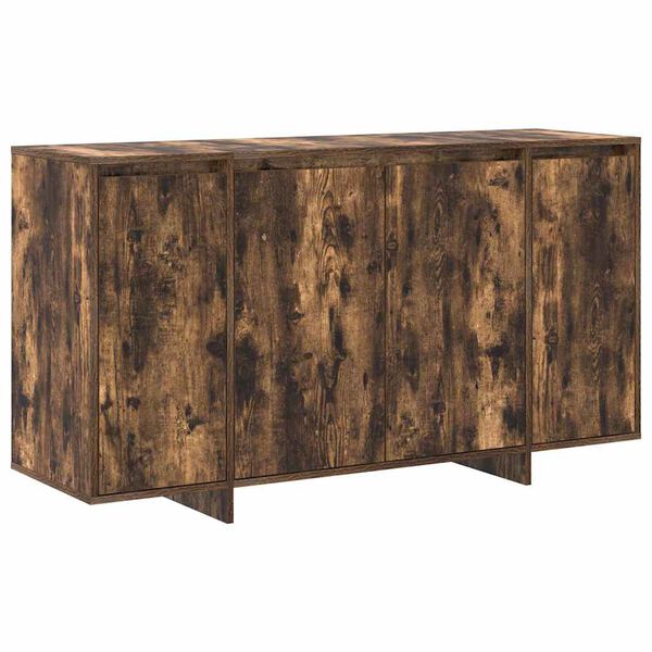 vidaXL Buffet Ch&ecirc;ne fum&eacute; 135 x 41 x 75 cm Bois d'ing&eacute;nierie