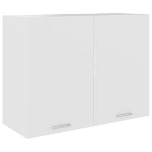vidaXL Armoire suspendue "Lyon" Blanc 80 x 31 x 60 cm Bois d'ing&eacute;nierie