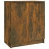 vidaXL Meuble &agrave; chaussures Ch&ecirc;ne fum&eacute; 59x35x70 cm Bois d'ing&eacute;nierie