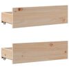 vidaXL Lit bibliothèque sans matelas 150x200 cm bois massif de pin