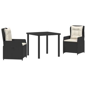 vidaXL Ensemble de salle &agrave; manger pour jardin 9 pcs Gris polyrotin