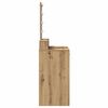 vidaXL Table de Toilette Marron 100 x 41 x 140 cm Bois d'ing&eacute;nierie