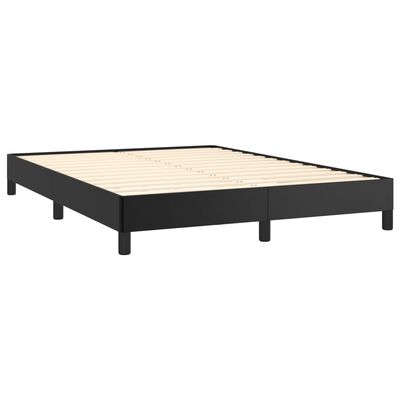 vidaXL Cadre de lit sans matelas noir 140x200 cm similicuir