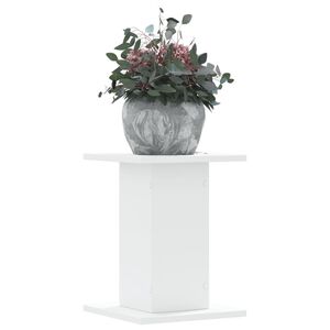 vidaXL Supports pour plantes 2 pcs blanc 30x30x40 cm bois d'ing&eacute;nierie