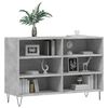 vidaXL Buffet gris b&eacute;ton 103,5x35x70 cm bois d'ing&eacute;nierie