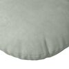 vidaXL Coussins de si&egrave;ge 2 pcs Gris clair &Oslash; 40 x 13 cm Velours