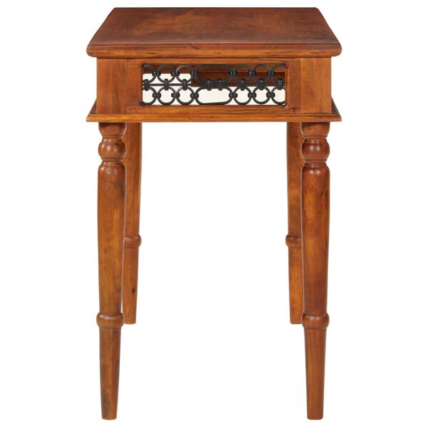 vidaXL Bureau avec tiroir 110x50x76 cm bois d'acacia solide